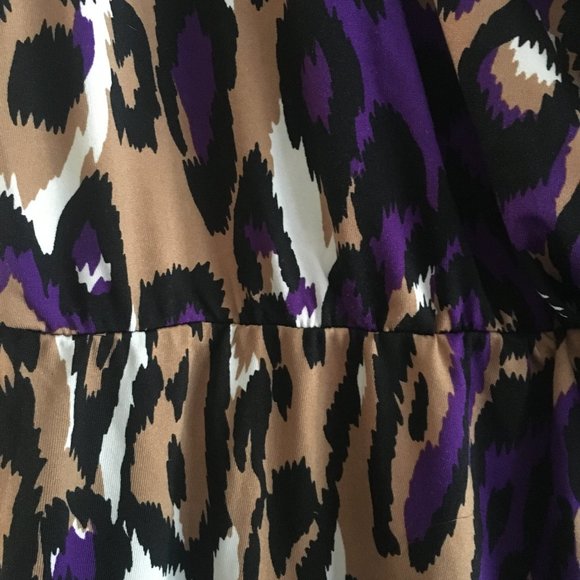 Leopard Print with Purple Dress - Picture 3 of 4